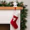 Velvet JOY Christmas Stockings - 20"- Red - Set of 3
